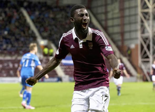 Prince Buaben: Happy in Gorgie. Picture: SNS