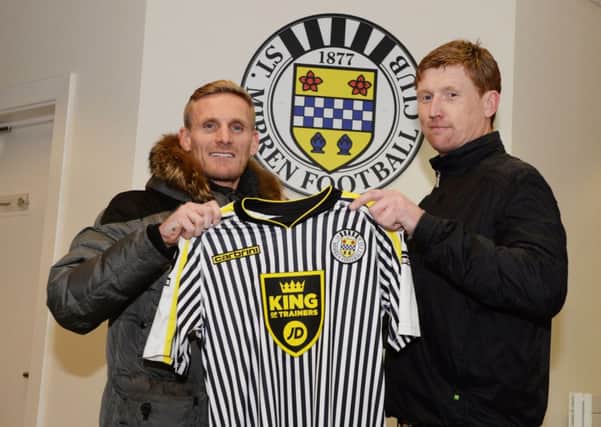 St Mirren interim manager Gary Teale (left) with his temporary assistant, Youth Coach David Longwell. Picture: SNS
