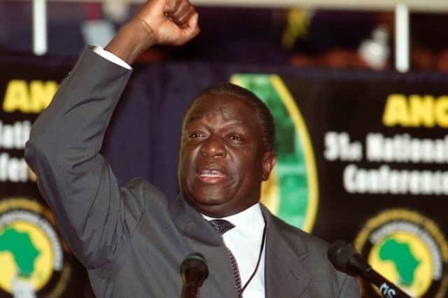 Emmerson Mnangagwa has been made first vice president. Picture: AP