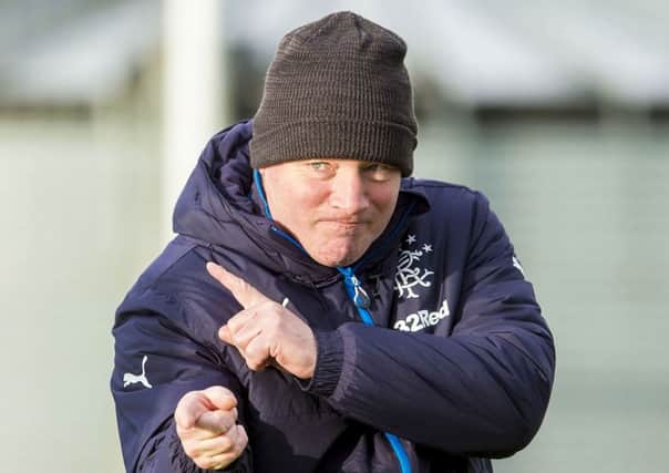 Ally McCoist has told Stephen Thompson to 'stop moaning' about the compensation fee. Picture: SNS