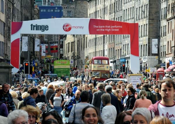 There were almost 3.5 million attendees of the various Edinburgh Festival shows. Picture: Lisa Ferguson