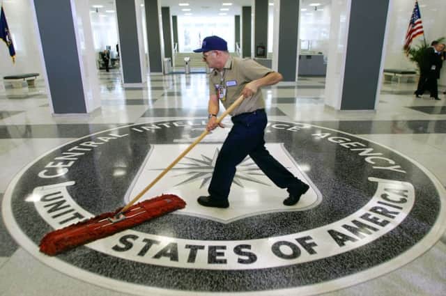 The brooms were out at the CIAs headquarters at Langley, Virginia. Picture: AP