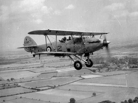 Picture of a 1938 Hawker Hind taken by RAF Wing Commander Roger Morewood, who died aged 98. Picture: SWNS