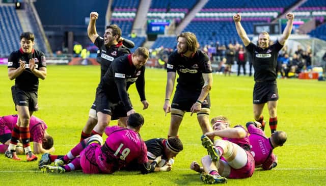 Edinburgh retained their place at the top of Pool 4 in the European Challenge Cup. Picture: SNS Group/SRU