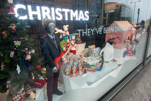 John Lewis Christmas display.  Picture: Ian Georgeson