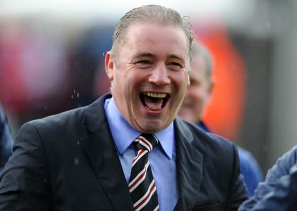 Ally McCoist has offered his resignation but remains in charge. Picture: Jane Barlow