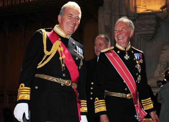 Admiral Lord West (left) says the government is very clear that British agents are not permitted to use torture. Picture: Getty