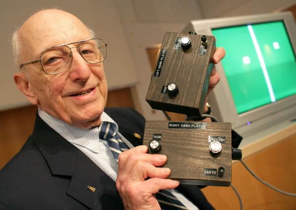Prolific inventor who devised the first commercial home games console. Picture: AP