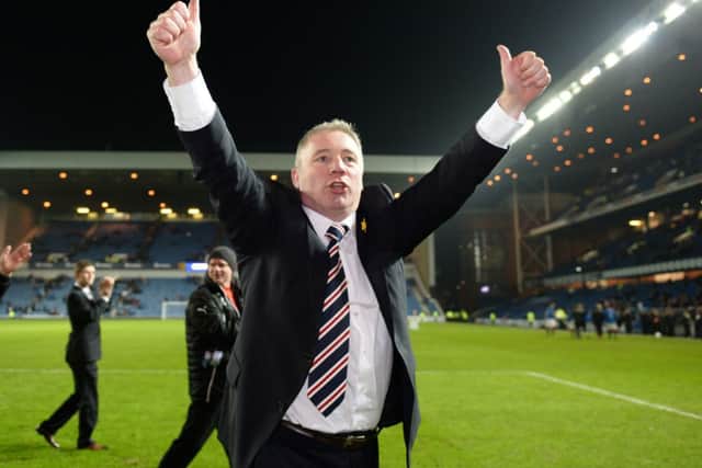 Ally McCoist and Rangers will just be one of Monday's talking points. Picture: SNS