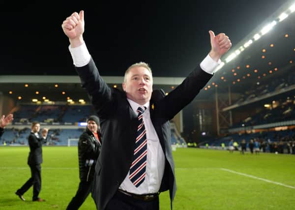 Ally McCoist and Rangers will just be one of Monday's talking points. Picture: SNS
