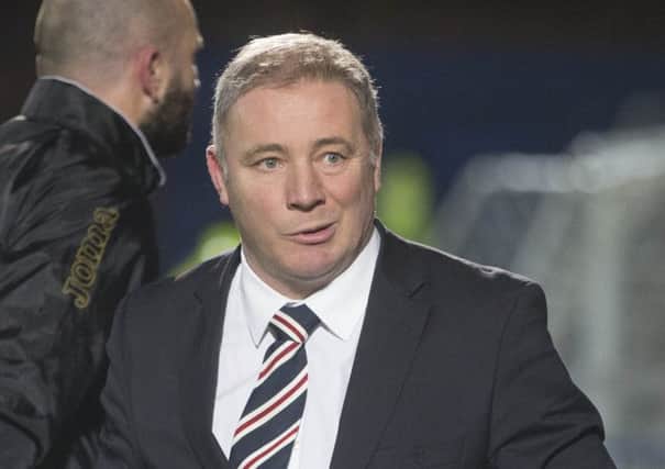 Ally McCoist arriving at Palmerston Park, Dumfries. Picture: PA