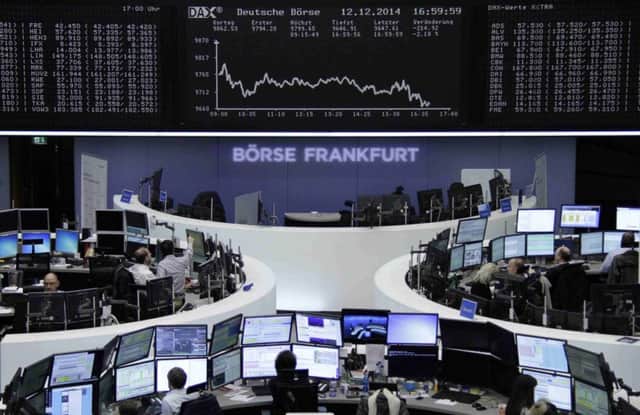 Markets remained unimpressed at the ECBs £103bn injection. Picture: Reuters