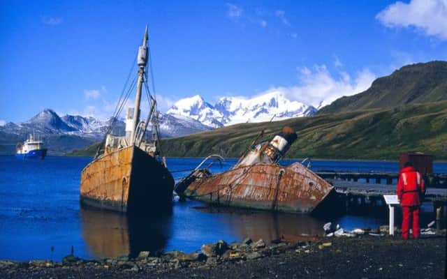 The Viola, left, foundered in 1974 and sister ship the Albatros sank in dock in 1975. They were then beached. Picture: Contributed