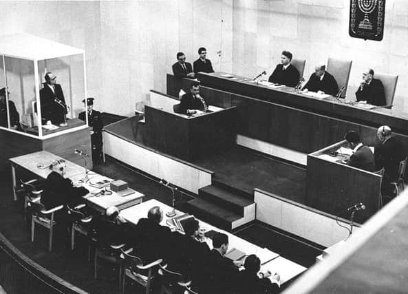 On this day in 1961, Nazi Adolph Eichmann was sentenced to death after a four-month trial in Jerusalem. Picture: AP