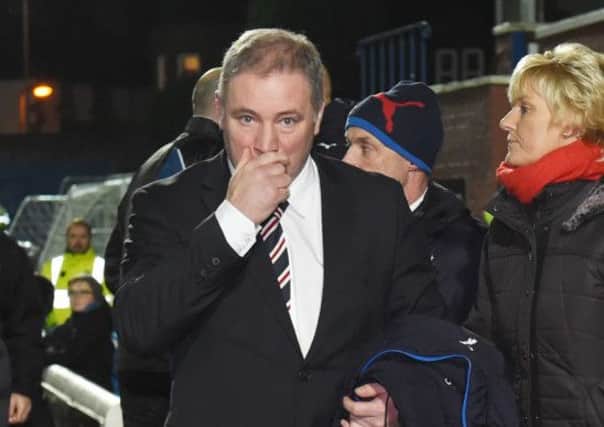 Union of the Fans have backed Ally McCoist. Picture: SNS