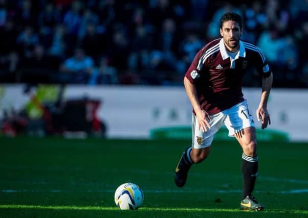 Hearts midfielder Miguel Pallardo, who was playing for Levante at the time, has been named among the list of 42. Picture: Ian Georgeson