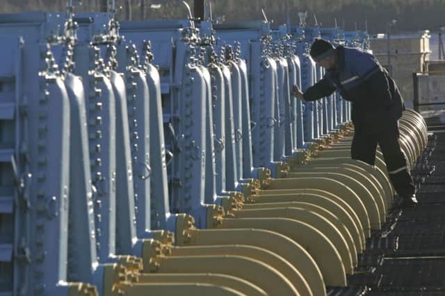 The oil slump has been worst felt in Russia where the value of the rouble dropped to a record low. Picture: AP