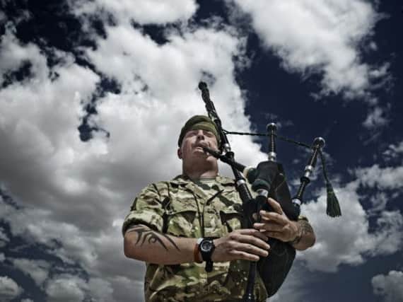 Robert Wilson's photographs of British soldiers in Afghanistan are set to go on display at Edinburgh Castle. Picture: Robert Wilson