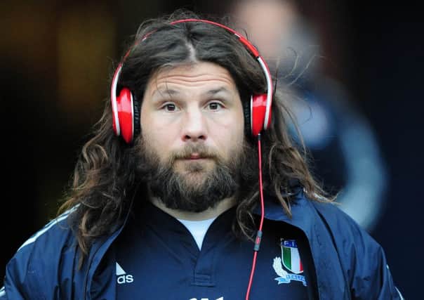 Martin Castrogiovanni sought out English journalists to make his attack on Leicester. Picture: Ian Rutherford