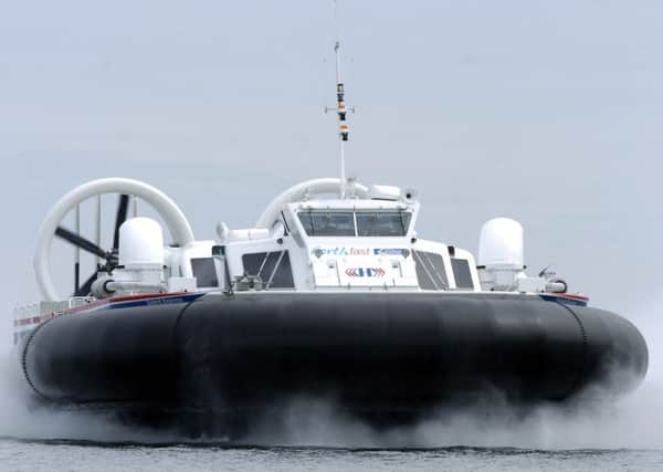 The Stagecoach hovercraft during its 2007 trial run. Picture: Ian Rutherford