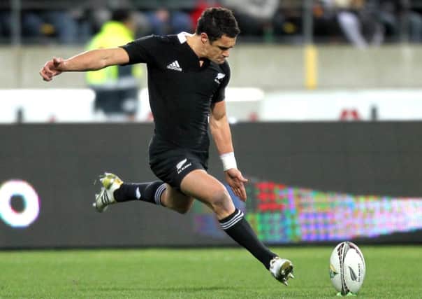 Dan Carter's move to Racing Metro will effectively end his Test career. Picture: Getty