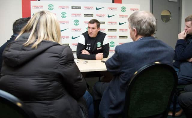 Alan Stubbs believes his side are going in the right direction despite patchy form in the league. Picture: SNS