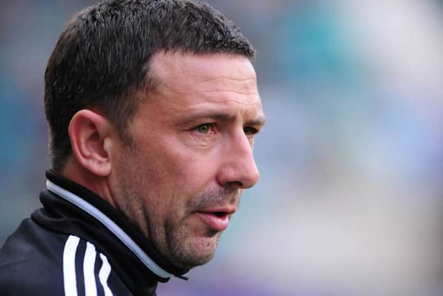 Derek McInnes says he is happy in Aberdeen and plans on going nowhere.  Picture: Ian Rutherford