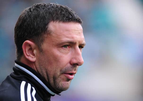Derek McInnes says he is happy in Aberdeen and plans on going nowhere.  Picture: Ian Rutherford