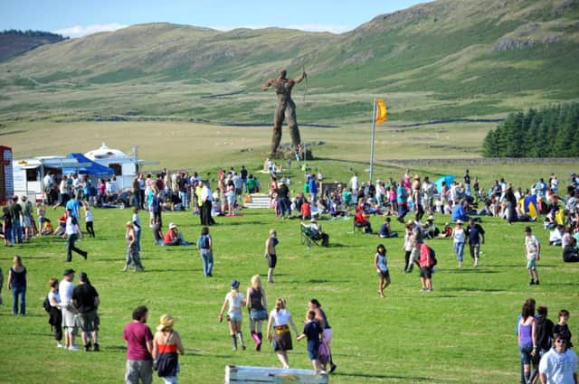 The Wickerman Festival at East Kirkcarswell farm. Picture: Robert Perry