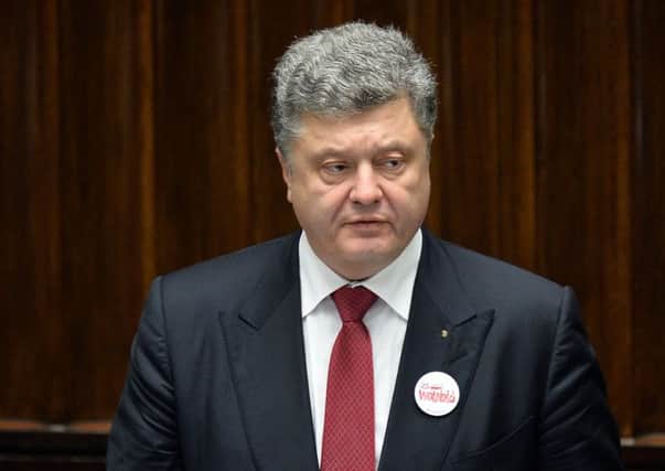 Petro Poroshenko has hailed the effort put in by volunteers. Picture: Getty