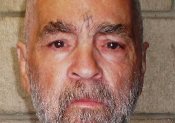 Charles Manson at Corcoran State Prison. Picture: Getty