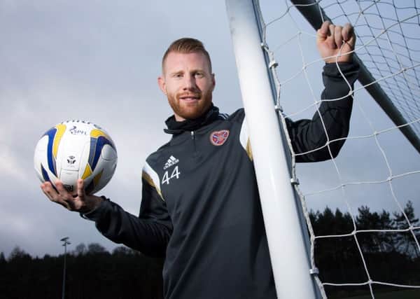 Adam Eckersley says that Hearts have got the perfect mix of youth and experience. Picture: SNS