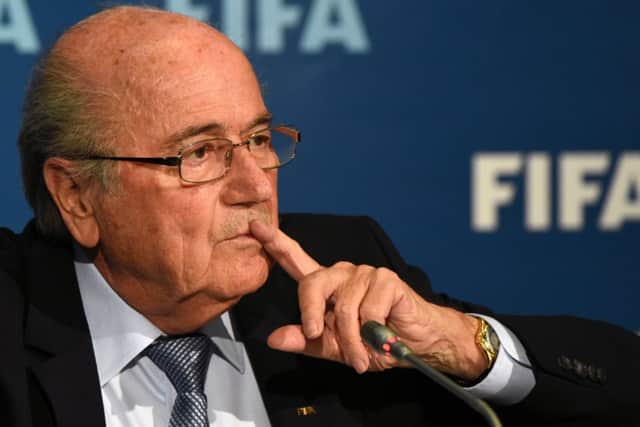 Sepp Blatter said it would need an earthquake to go back on this World Cup in Qatar. Picture: Getty