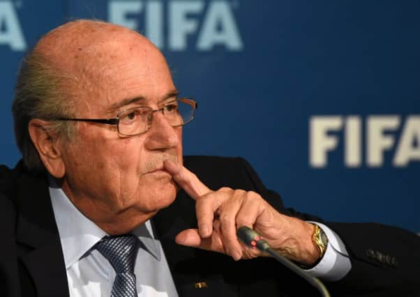 Sepp Blatter said it would need an earthquake to go back on this World Cup in Qatar. Picture: Getty