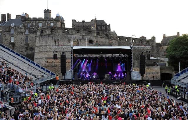 The castle will be able to host more acts like Olly Murs. Picture: Ian Rutherford