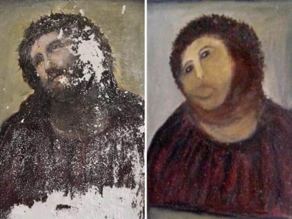 The before and after fresco. Picture: ERA