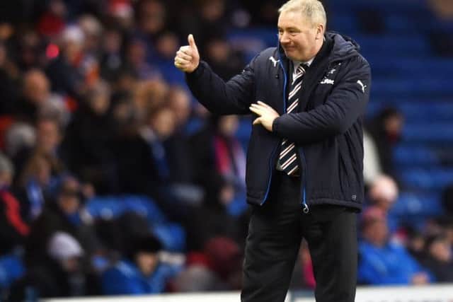 Rangers manager Ally McCoist. Picture: SNS