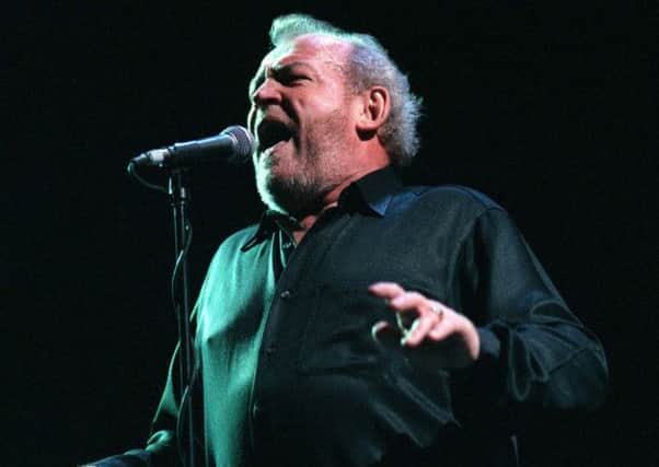 The singer lost his battle with lung cancer. Picture: AP