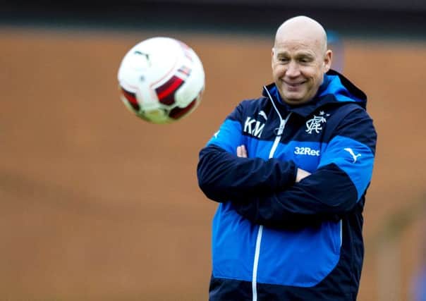Rangers caretaker boss Kenny McDowall has revealed the Ibrox board decided to demote Ian Durrant. Picture: SNS