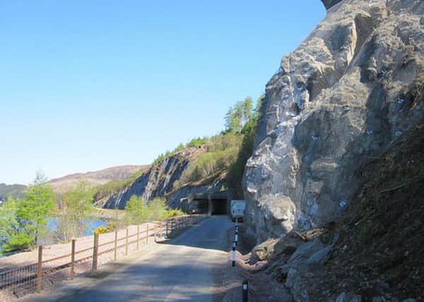 The A890 Stromeferry route, which is plagued by landslips. Picture: Flickr