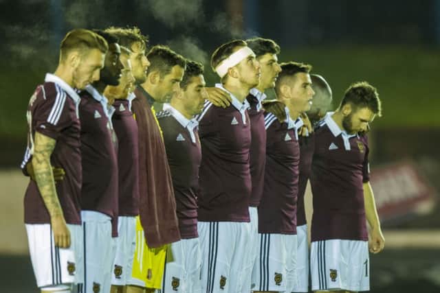 The minute's silence in memory of those who were tragically killed in the Glasgow city centre accident. Picture: SNS