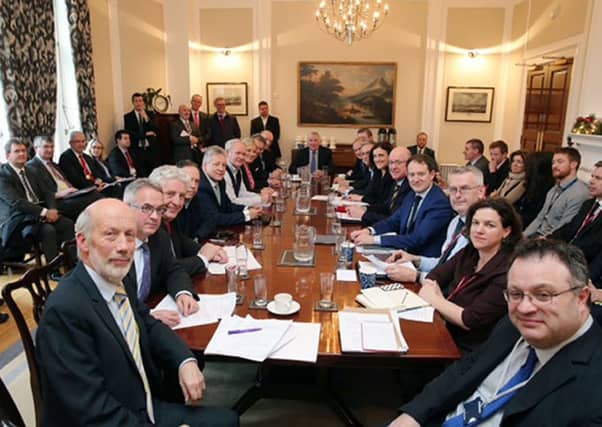 The Stormont House Agreement was forged after 11 weeks of discussions. Picture: PA