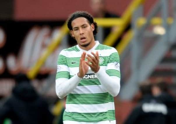 Virgil van Dijk is a target for many clubs but Ronny Deila says the Dutchman is happy at Celtic. Picture: SNS