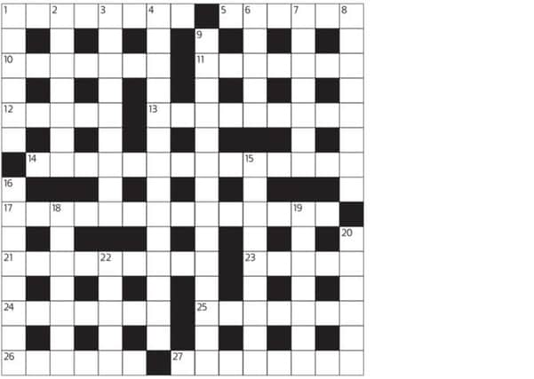 Cryptic crossword, 26/12/2014