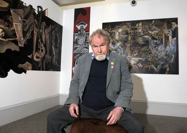 Alasdair Gray will feature on a soundtrack to a documentary film called A Life In Progress. Picture: John Devlin