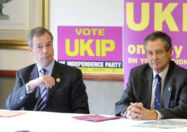This latest incident will provide further consternation for
Nigel Farage and the Ukip leadership. Picture: TSPL