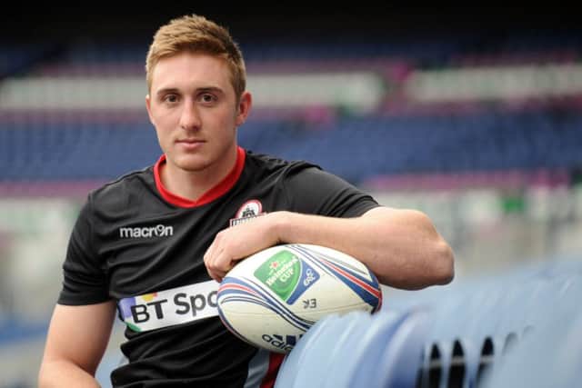 Edinburgh's Dougie Fife makes his 50th appearance. Picture: Jane Barlow