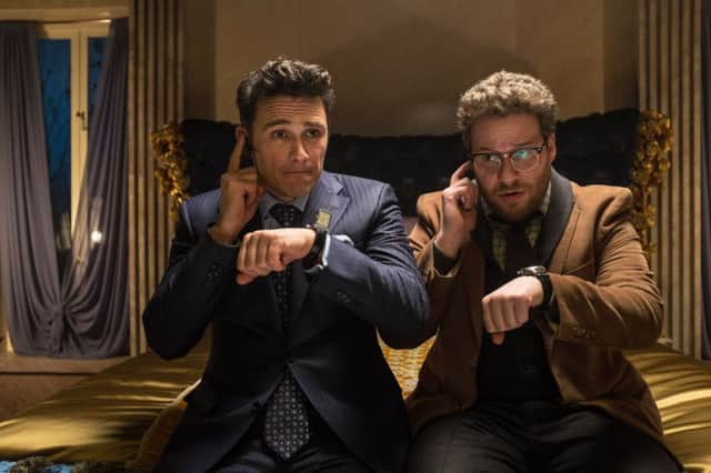 James Franco and Seth Rogen in a scene from The Interview. Picture: AP