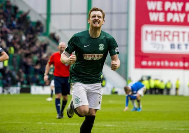 Sheer delight for Liam Craig after he netted the fourth against Rangers. Picture: SNS