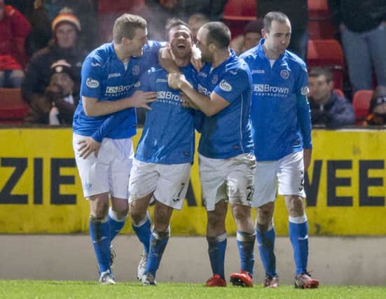 Chris Millar netted a rare goal for winner. Picture: SNS